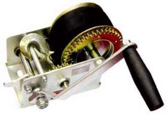 Лебедка шестеренч,тяга 0,8т,ленточн MATRIX 522715