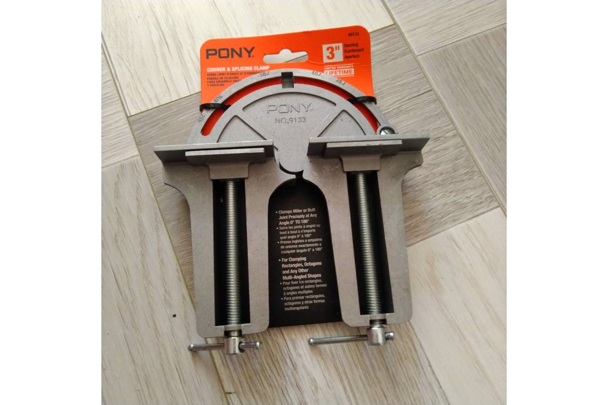 Струбцина PONY JORGENSEN угл.75мм 9133