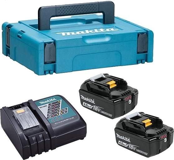 Аккумулятор BL1840B 2шт.+з/у DC18RC+кейс Makpac Makita (PSK MKP1RM182) 198310-8