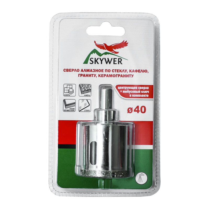 Сверло алм.  68мм каф/ст/гр/кер-гр SKYWER SK-SAHGRNT68