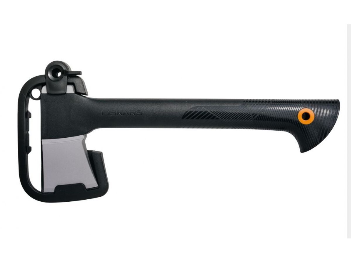 Топор Fiskars A6 плотника 760гр в чехле+складной нож Paraframe 1057911 