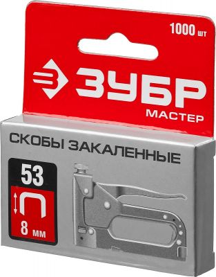 Скобы ЗУБР 53/8 (1000шт) 31625-08