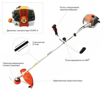 Бензотриммер ВС-36 Herz