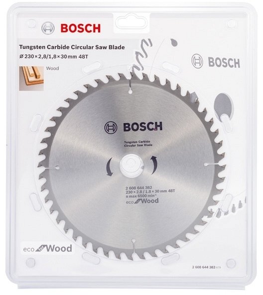 Диск пильный 230х30-48z ECO WO BOSCH 2608644382