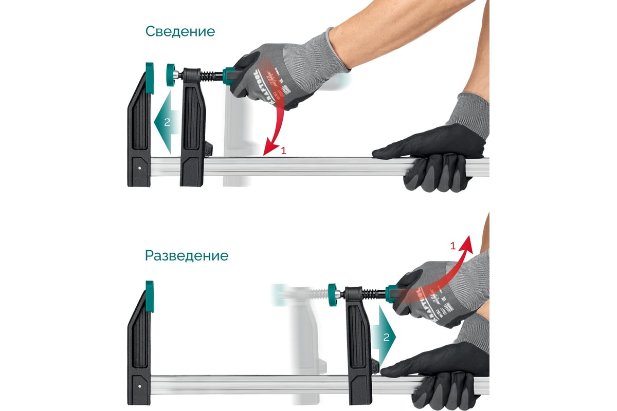 Струбцина KRAFTOOL тип F 500/120мм 32011-120-500_z01