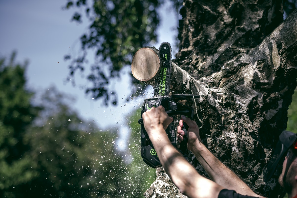 Пила цепная акк. GD40TCS 40V без акк. и з/у GreenWorks 2003807