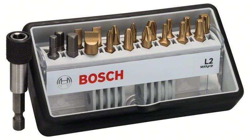 Набор бит 18+1 PH/PZ/T/S/H 25мм BOSCH 2607002582