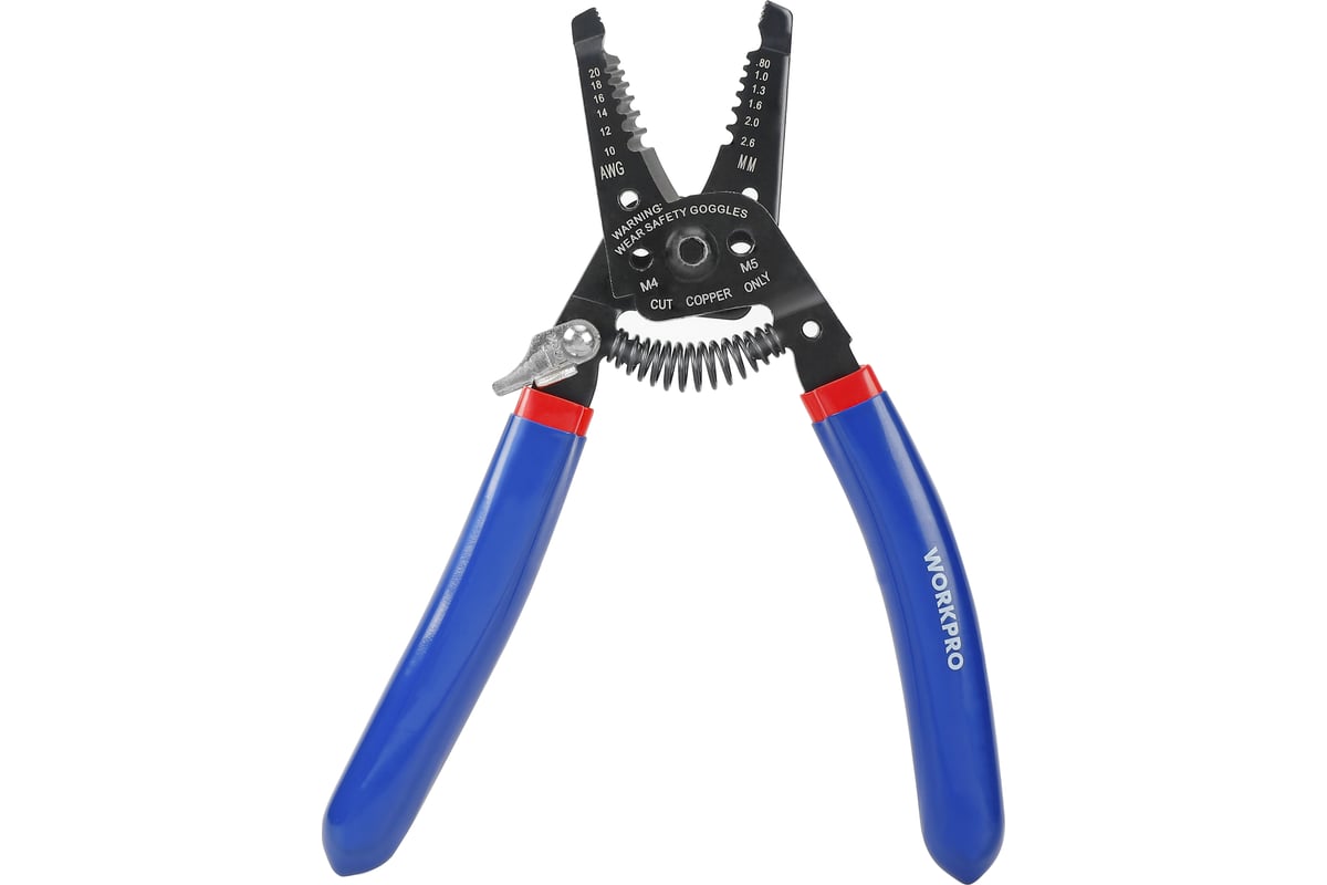 Клещи Workpro д/снят.изол. 178мм WP291004 