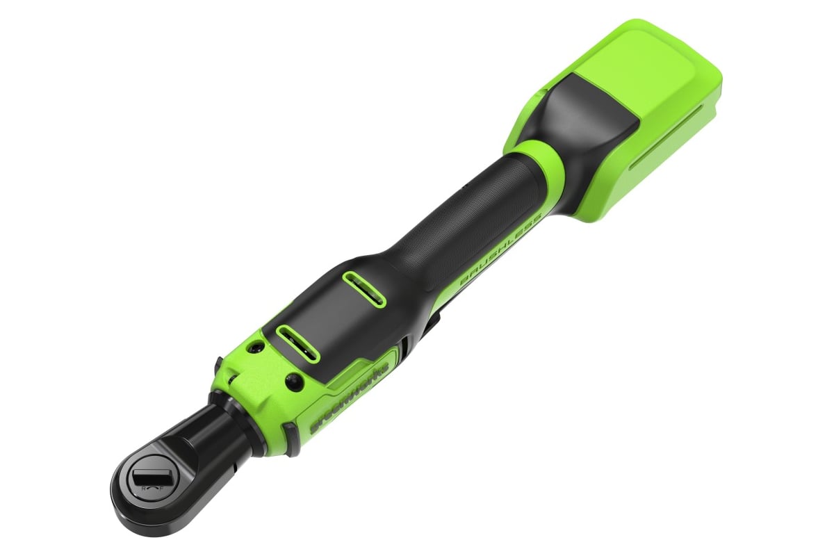 Трещетка акк. удл. GreenWorks GD24RW 24V, 2Ач и З/У, бесщеточ., сумка 3804007CUA