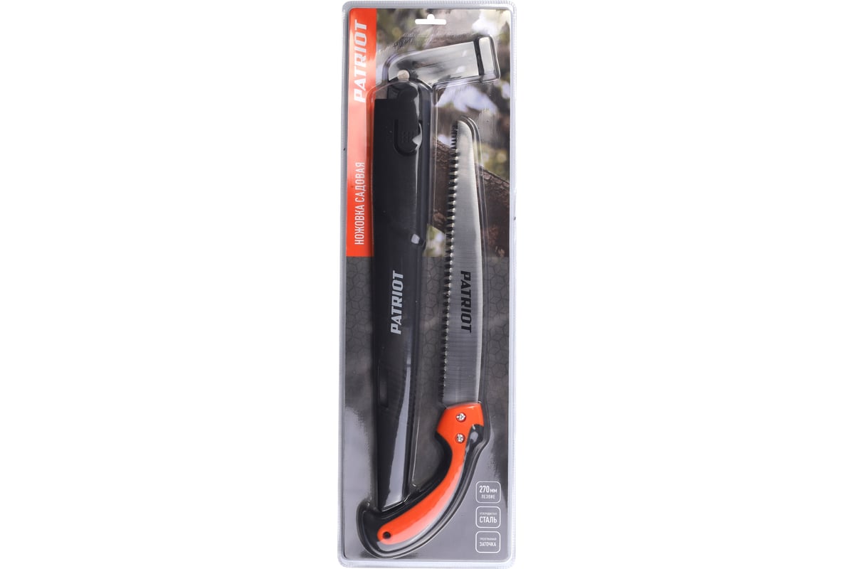 Ножовка PATRIOT SP 270 (нескл. с ножнами, SK5,7TPI,270 мм) 350006050