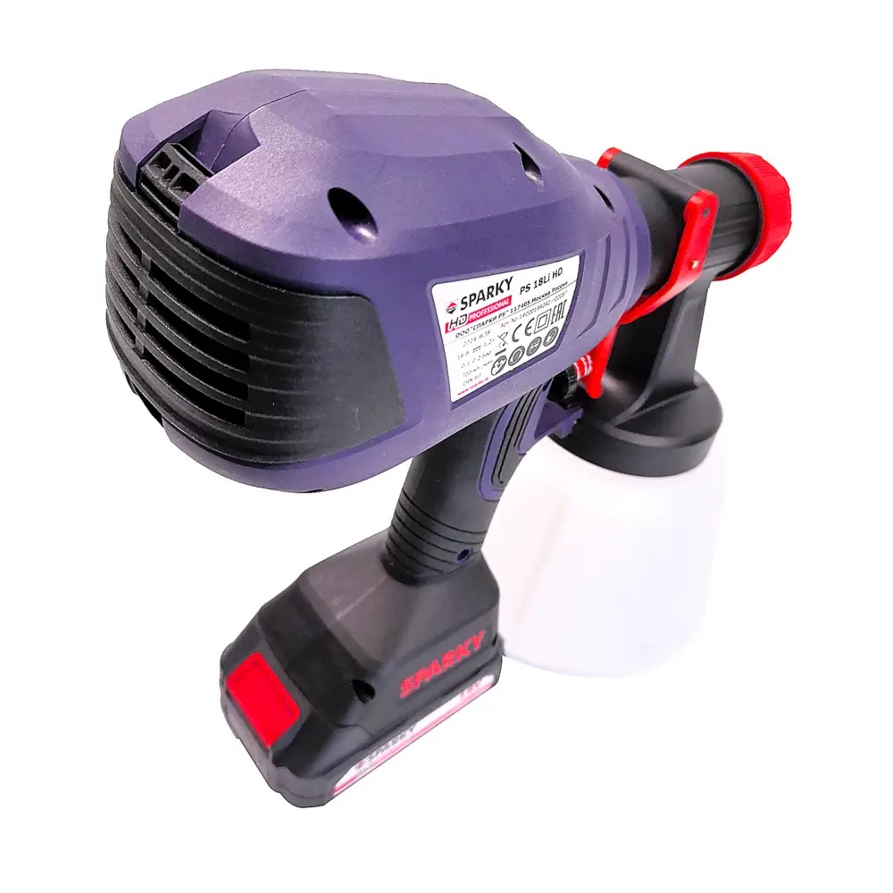 Акк.краскораспылитель PS 18Li HD BL, 120DIN PROFESSIONAL SPARKY 14000199292