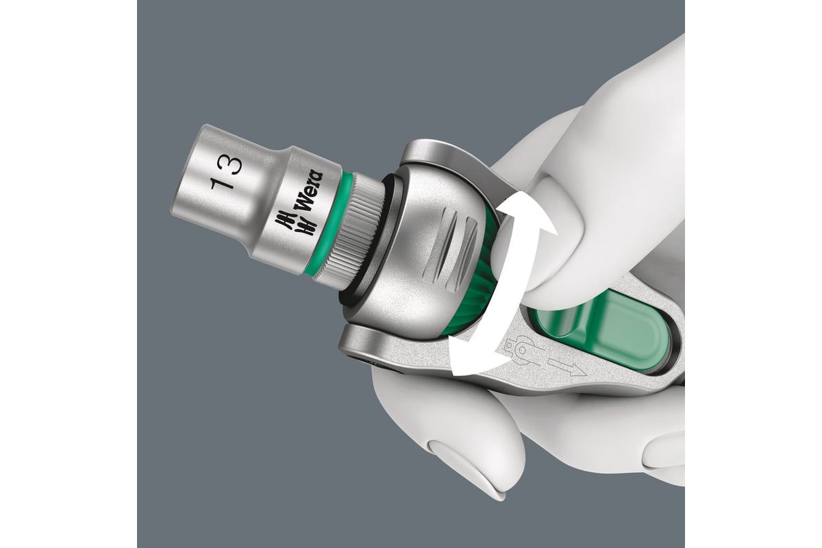 Набор гол. и бит 28пр.1/4" с трещ. 8100 SA 6 Zyklop WERA WE-004016