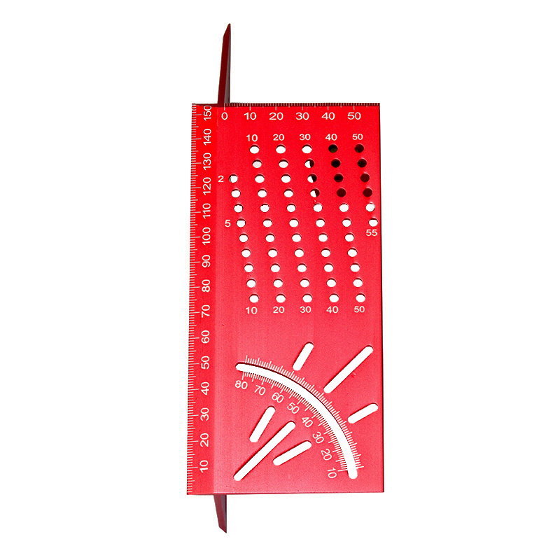 Угольник размет. c транспортиром 215мм Woodwork MGR-215