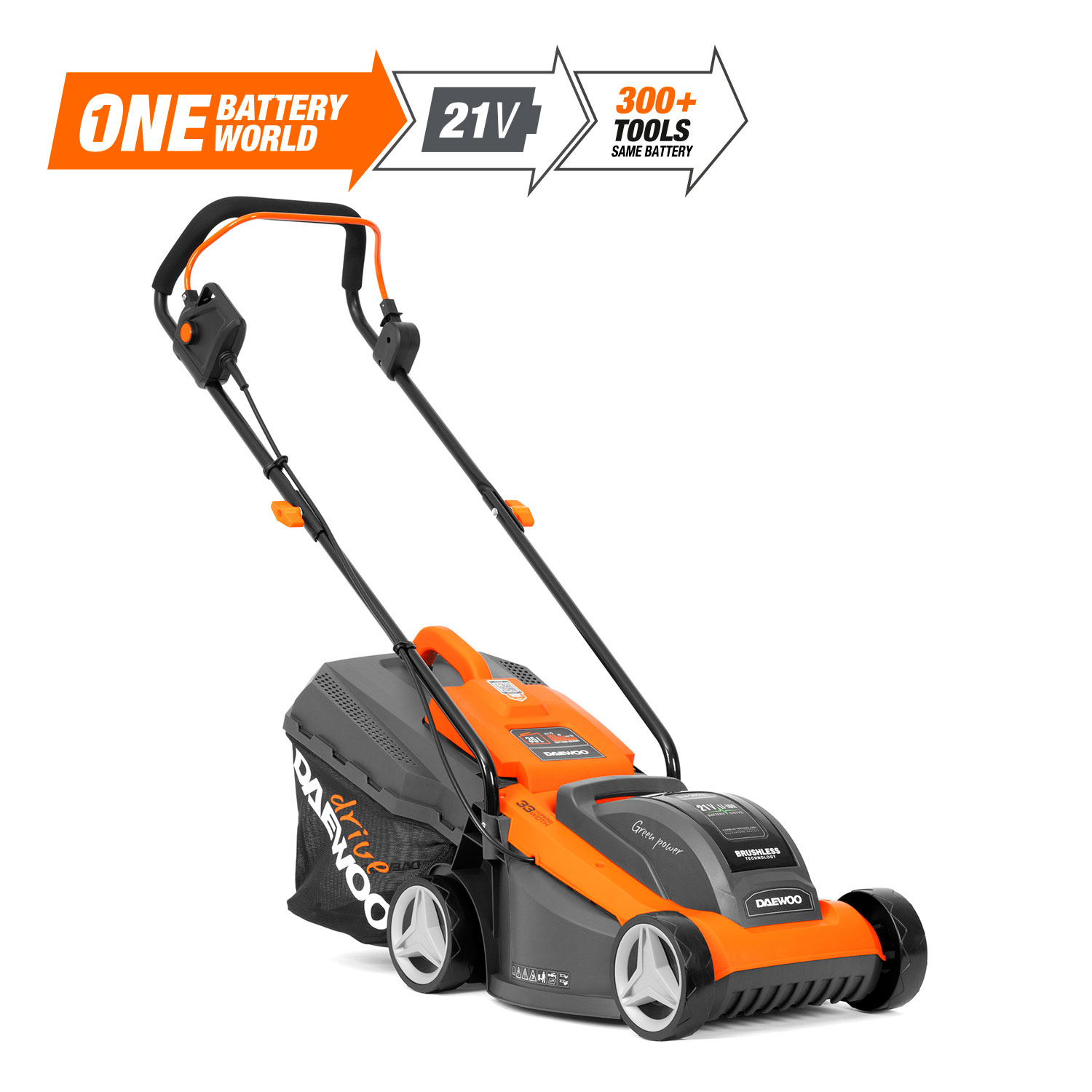 Газонокосилка акк. DAEWOO DLM 3221 Li SET с акб. и з/у