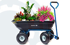 Розыгрыш садовой тележки-самосвала от Мастер плюс