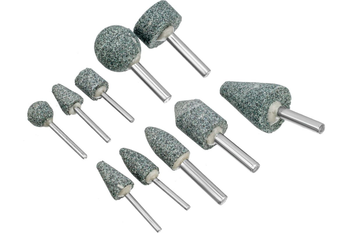 Набор шарошек д/дрели 10пр. 63С Denzel 76028