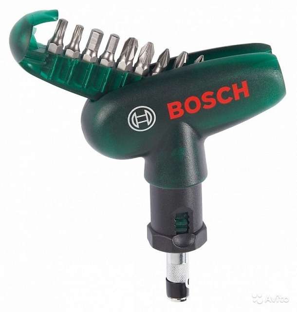 Набор бит-10 "Карманная отвертка" BOSCH 2607019510
