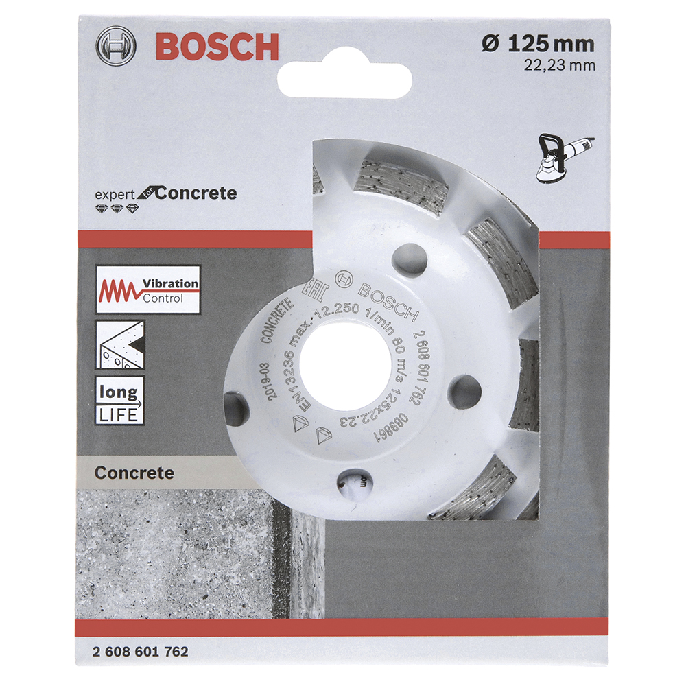 Алм.чашка 125мм EFC Long Life бет. BOSCH 2608601762