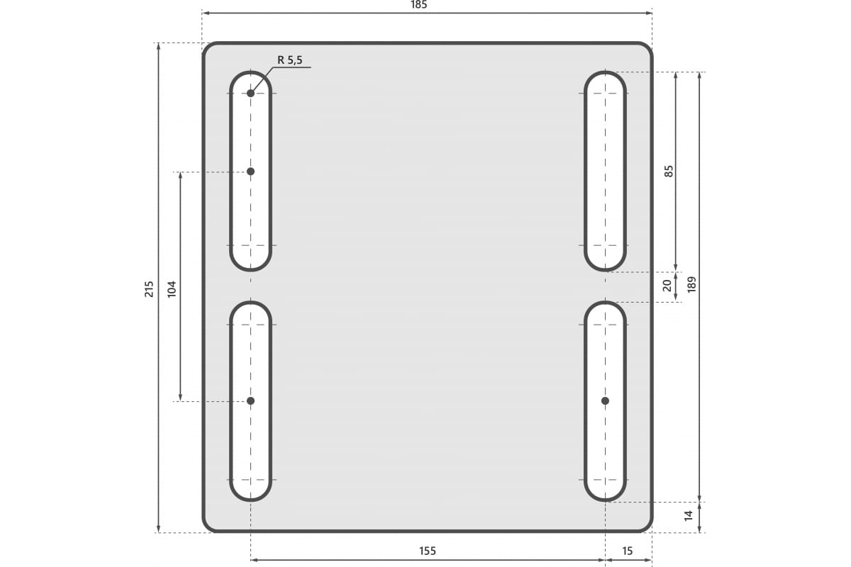 Тиски станочные VM125 Belmash RA059A