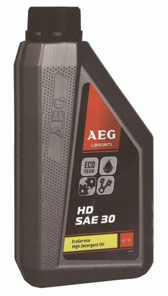 Масло AEG HD SAE30 1л 120890 д/4-такт.дв.