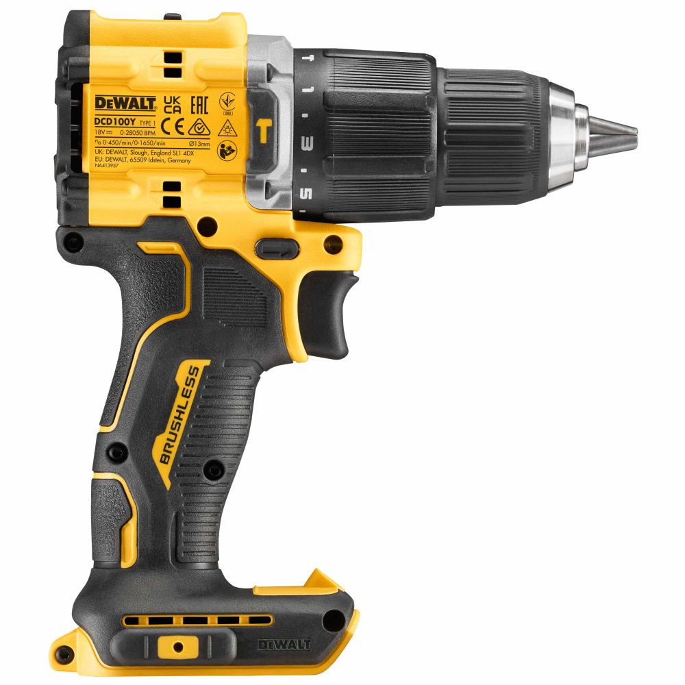 Акк. дрель DCD100YD2T-QW DeWALT
