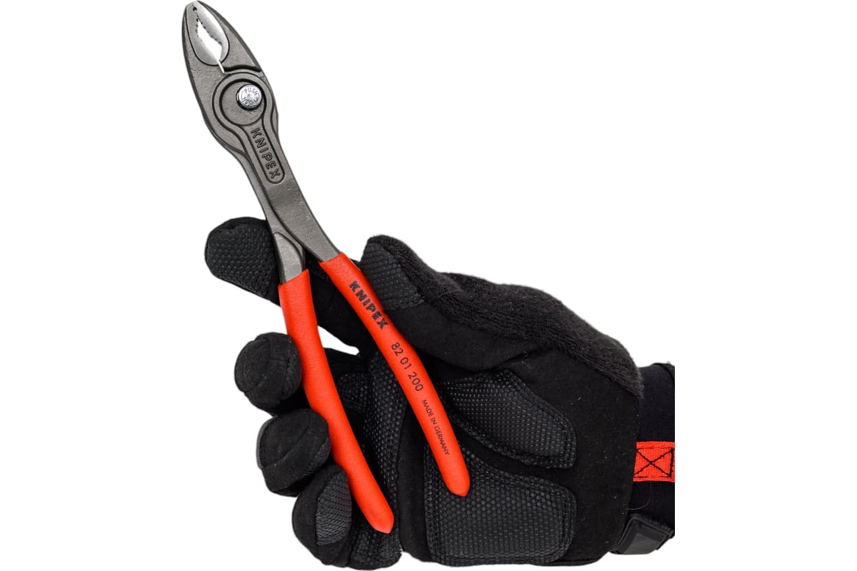 Клещи KNIPEX 200мм KN-8201200SB "TwinGrip"