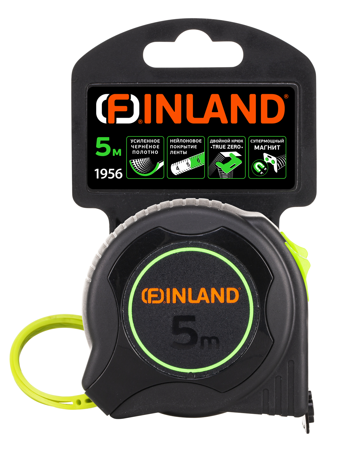 Рулетка  5м/28мм черненая Finland 1956